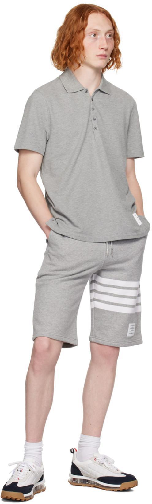 THOM BROWNE Classic Sweat Shorts In Classic Loopback In Gray