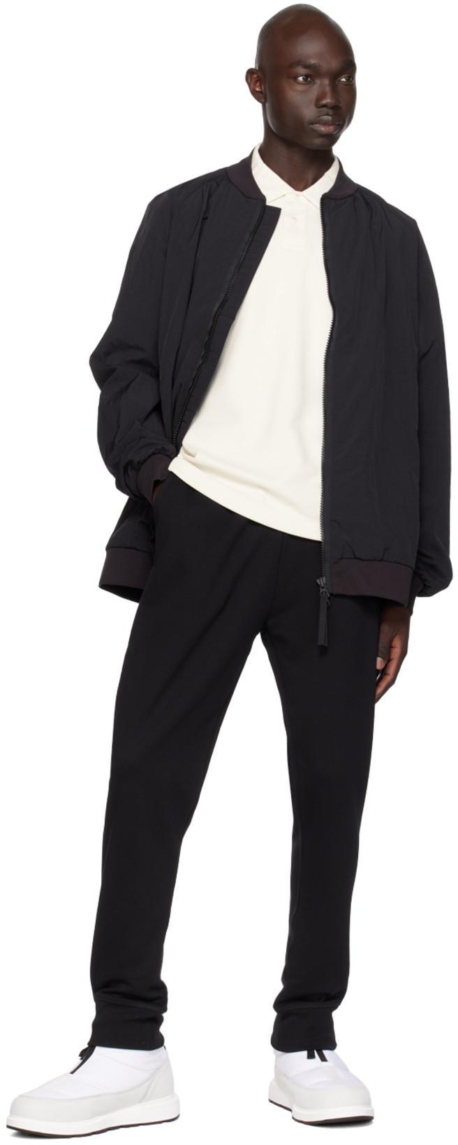 CANADA GOOSE Black Cotton Sweatpants