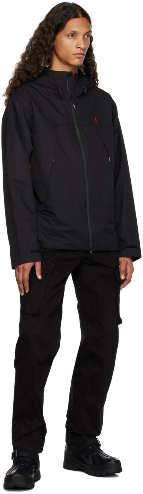 POLO RALPH LAUREN Black Cotton T-shirt With Logo