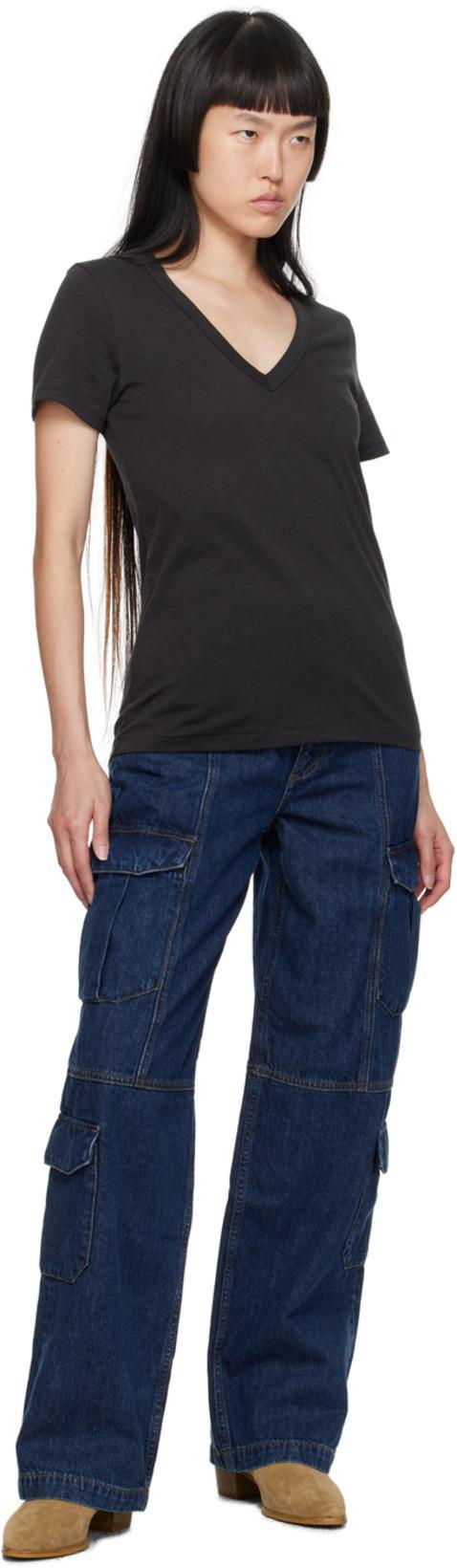 RAG & BONE Surplus Stretch Modal And Cotton-blend Jersey T-shirt In Black