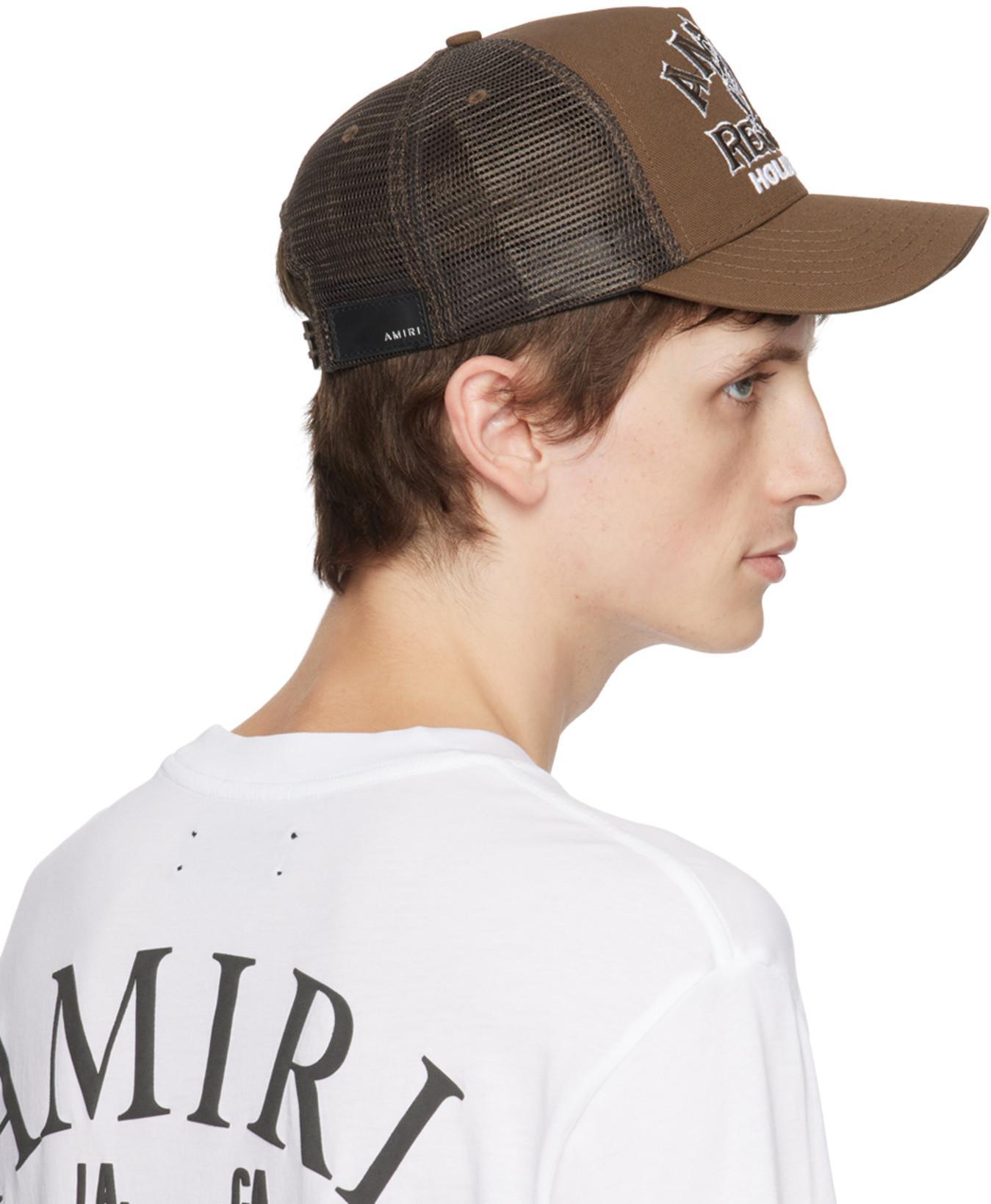 AMIRI White Crewneck T-shirt With Logo Print On The Front In Gray