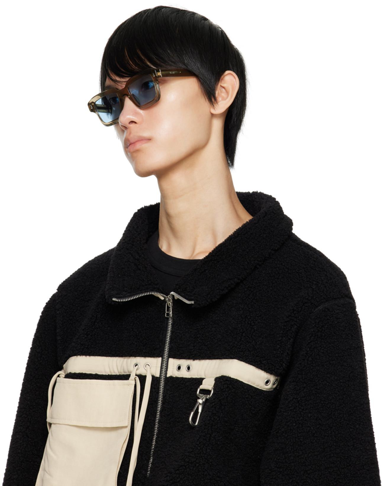 RETROSUPERFUTURE Gray Giardino Sunglasses In Rules