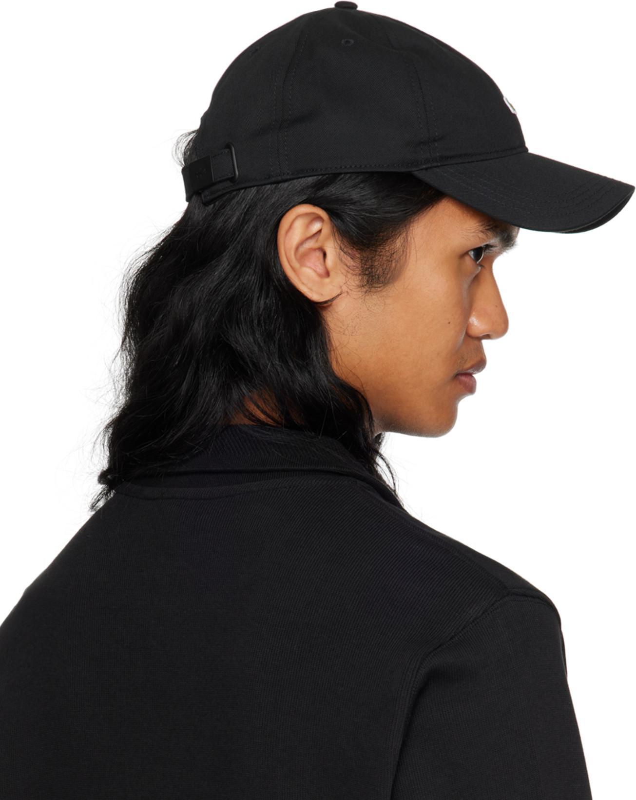 LACOSTE Mens Organic Cotton Twill Cap In Black 031