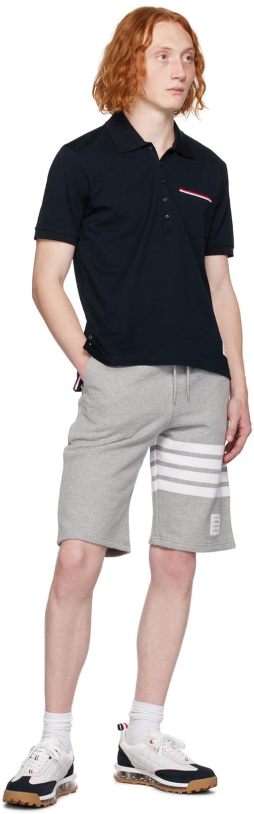 THOM BROWNE Classic Sweat Shorts In Classic Loopback In Gray