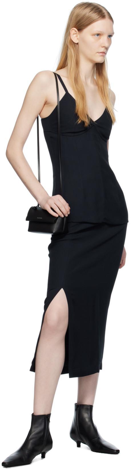 TOTÊME Toteme Woman Ankle Boots Black Size 5 Leather