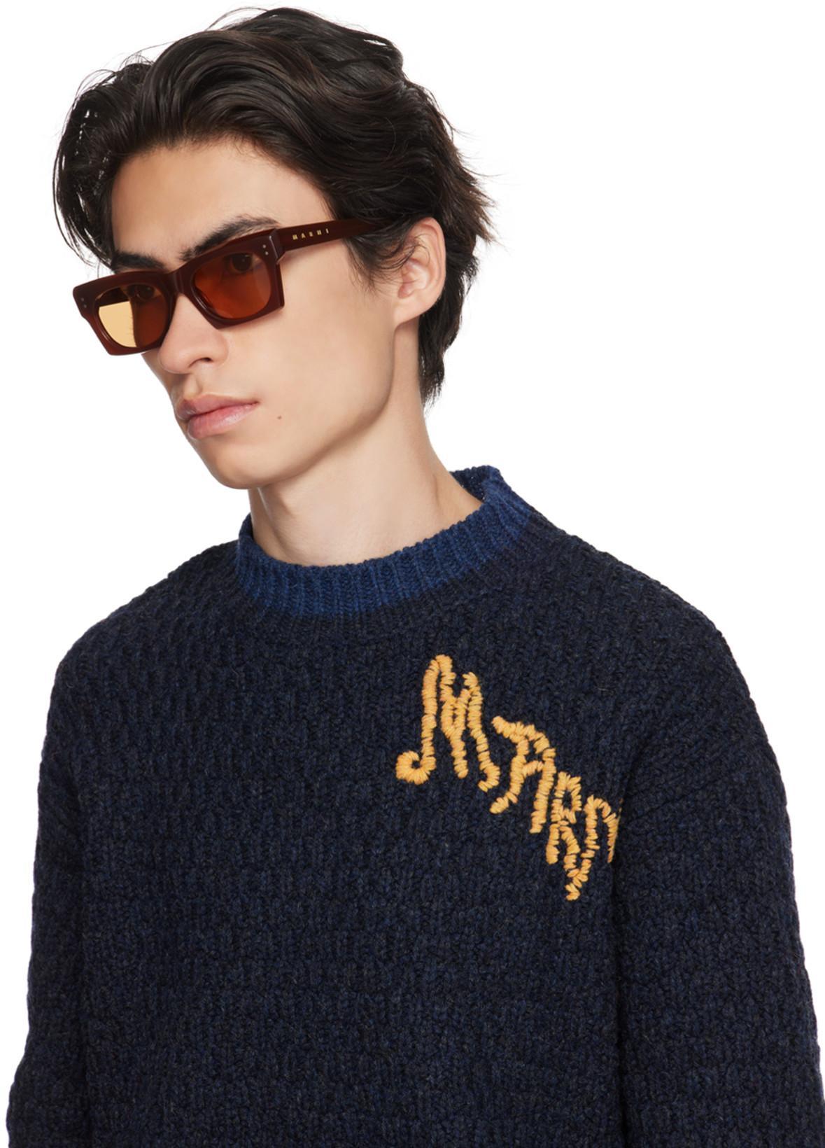 MARNI White Nappa Low Sneakers