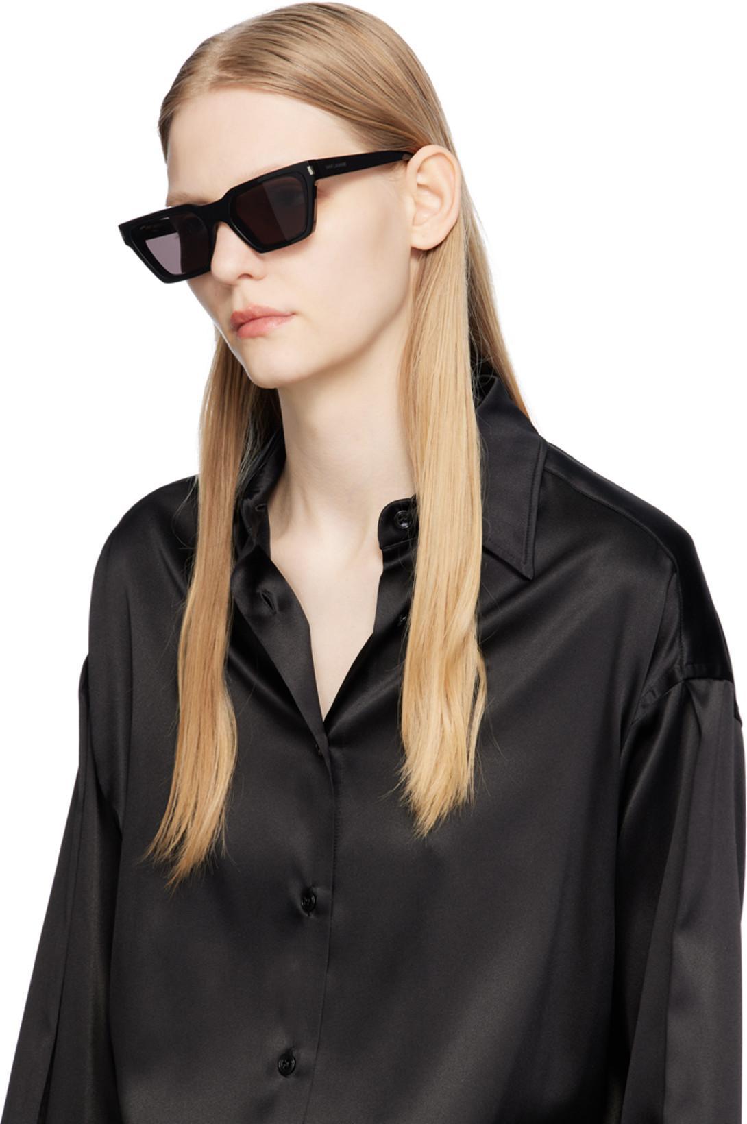 TOM FORD Stretch Silk Satin Relaxed Fit Shirt Clothing In Black