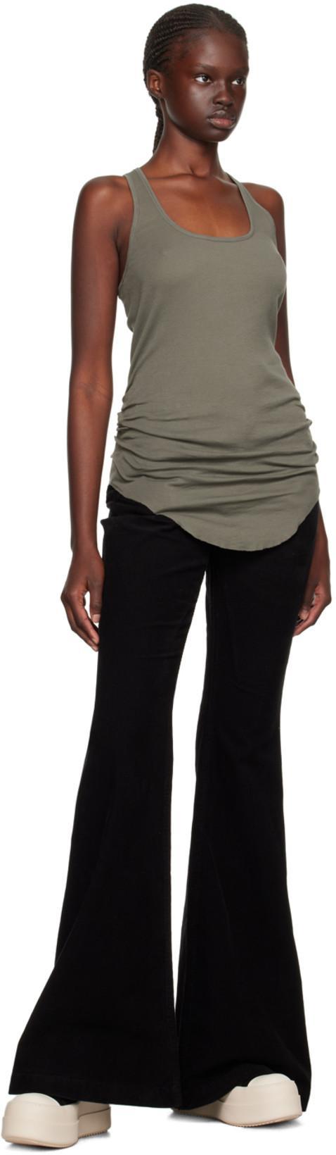 RICK OWENS DRKSHDW High-waisted Flared Jeans In Black