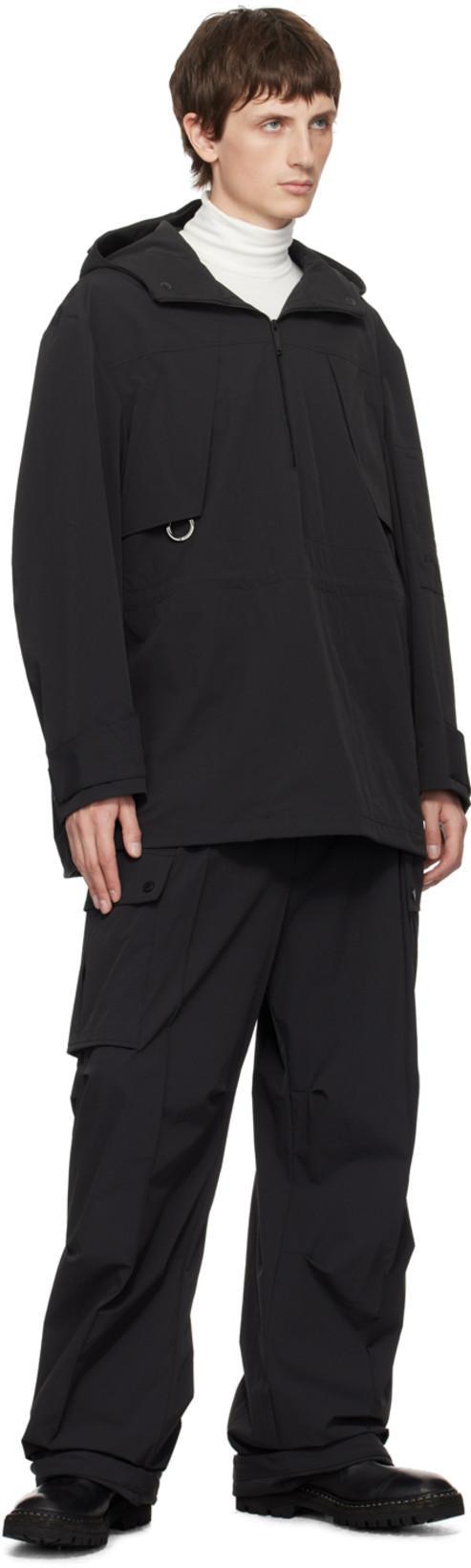 TH PRODUCTS Black Nerdrum Cargo Pants