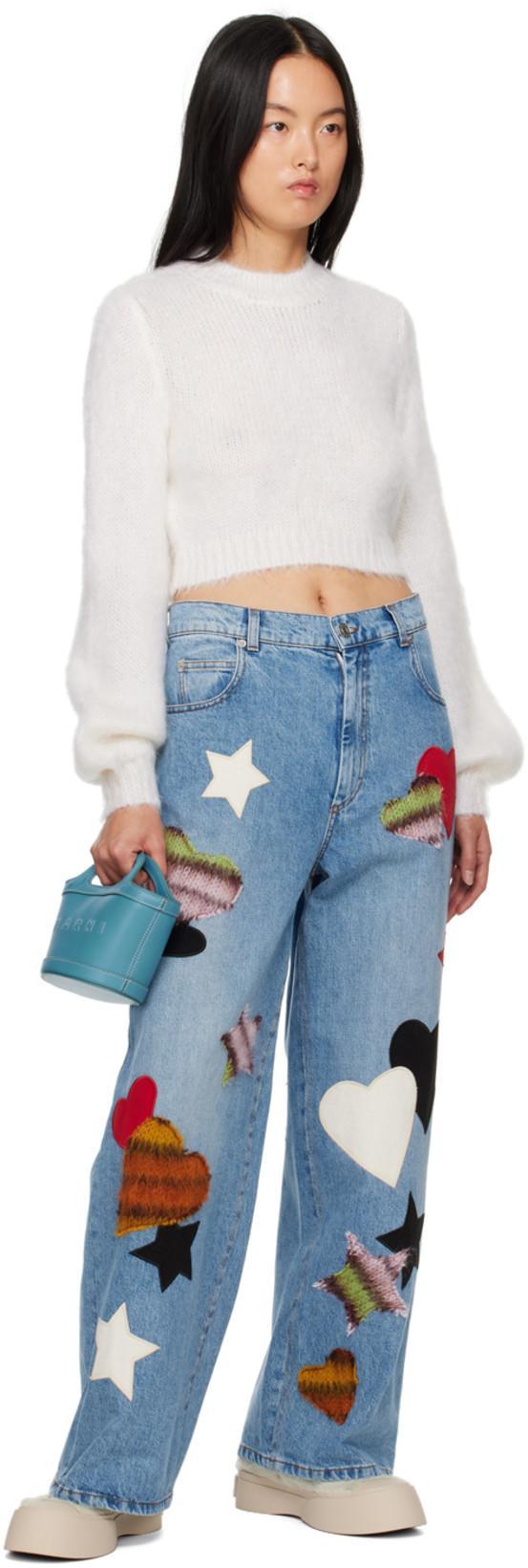 MARNI Minimalist White Sneakers With Wide Strap Closure