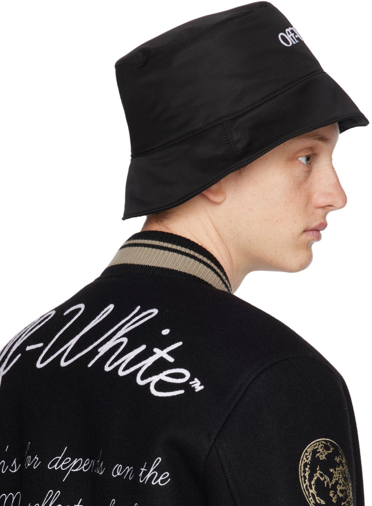 OFF-WHITE Off White™ Black Wool Blend Bomber Jacket