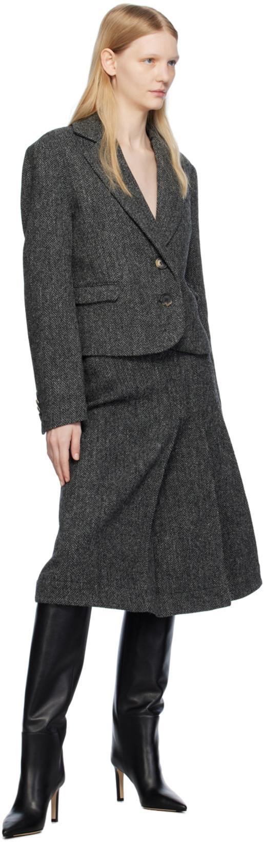 JIMMY CHOO Tempe Knee-high Leather Boots In Black