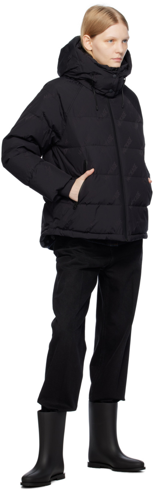 TOTÊME Toteme Main Wide Leg Denim Jeans In Black