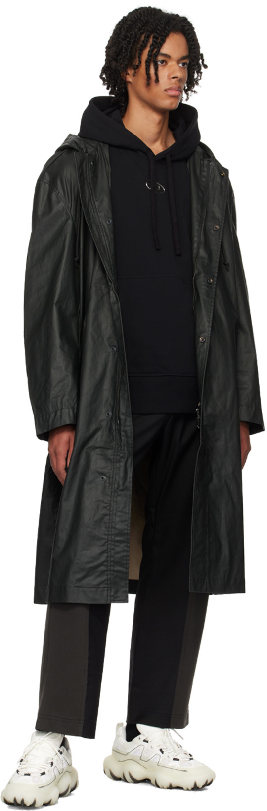 DIESEL Sweatshirt With Logo And Hood In Black