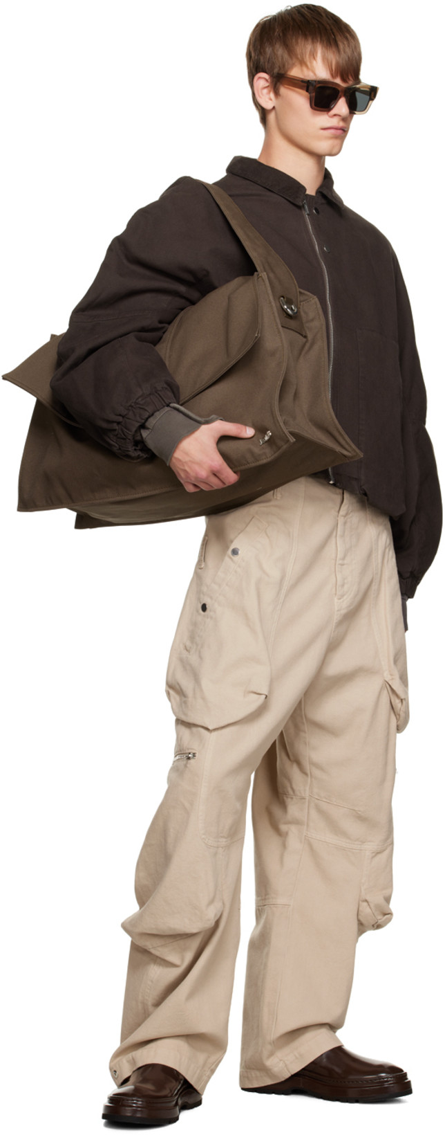 JACQUEMUS Brown Le Chouchou 'le T-shirt Camargue' Long Sleeve T-shirt In 881 Dark Brown 1