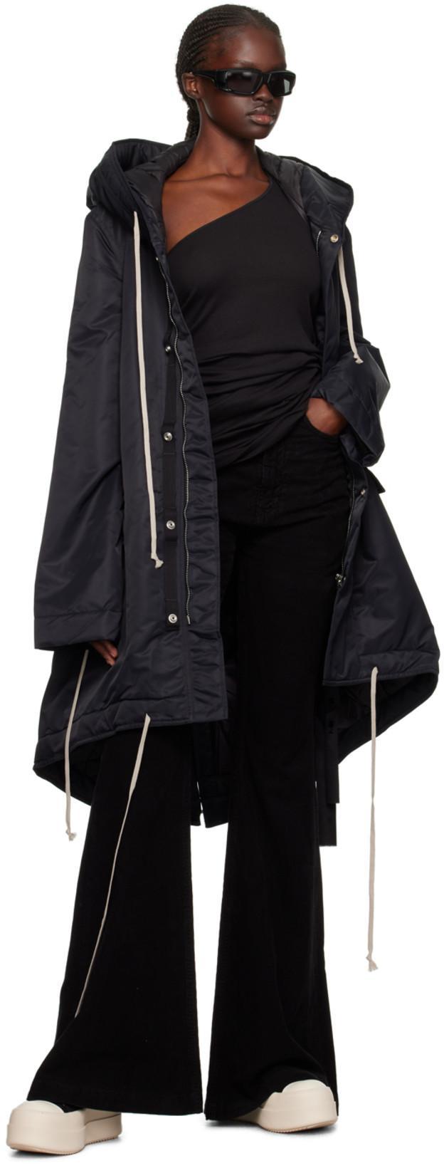 RICK OWENS DRKSHDW High-waisted Flared Jeans In Black