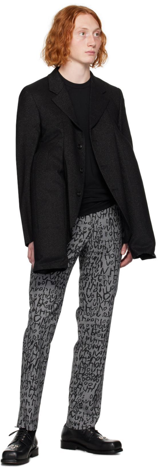 COMME DES GARÇONS HOMME DEUX Black Padded Blazer