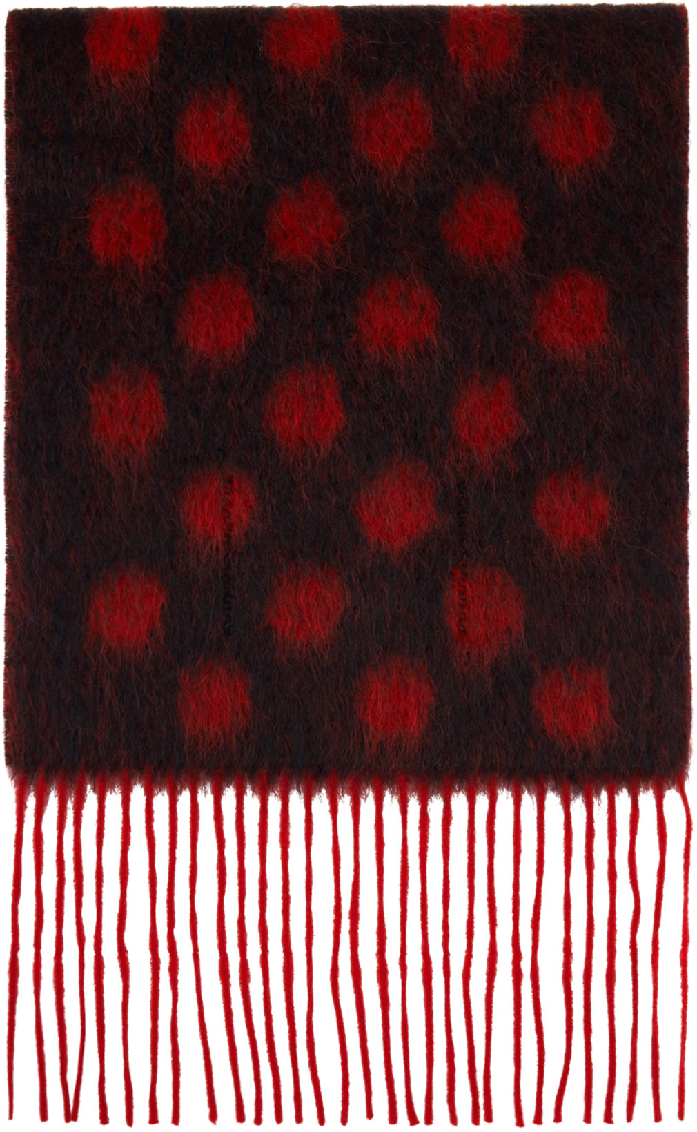 MARNI Red Embroidered Sweater In 00c54 Rouge Red