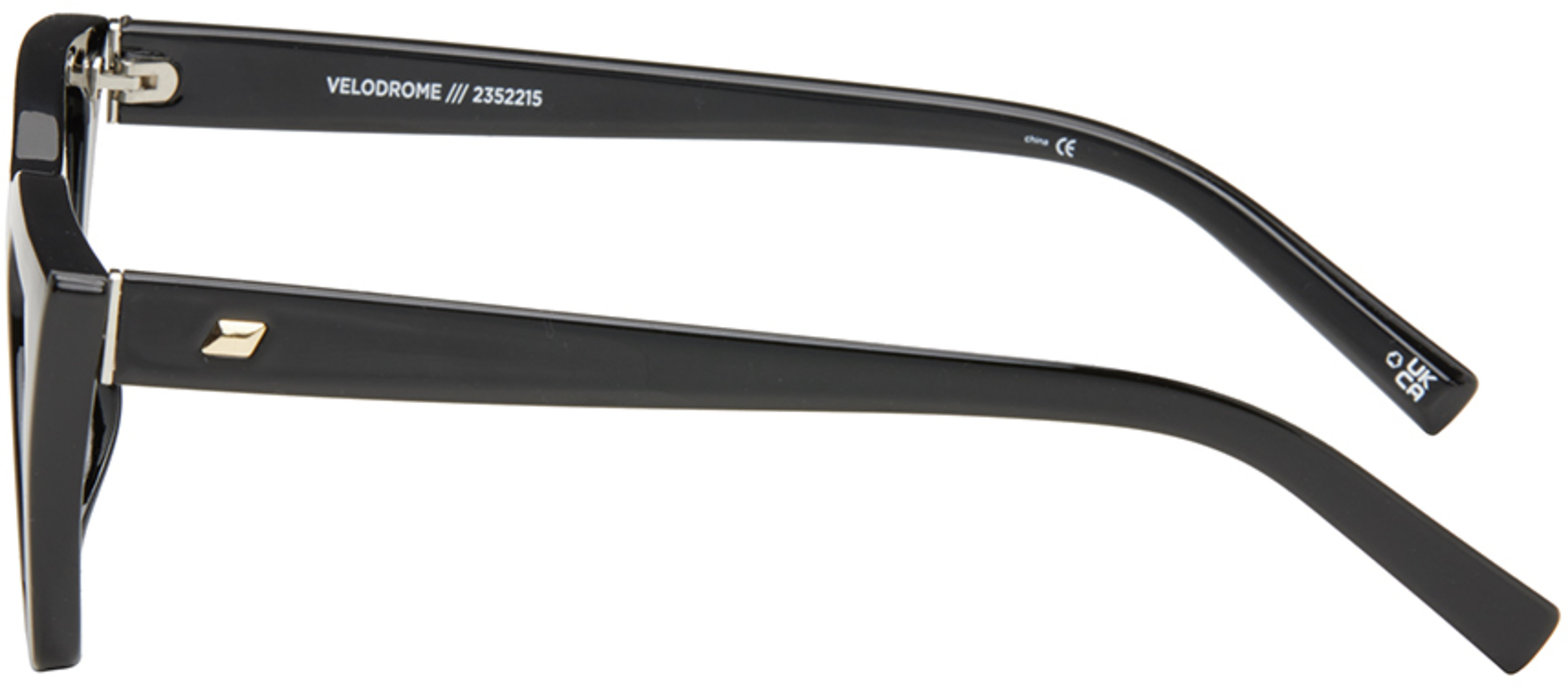 LE SPECS Velodrome Cat Eye Sunglasses In Black