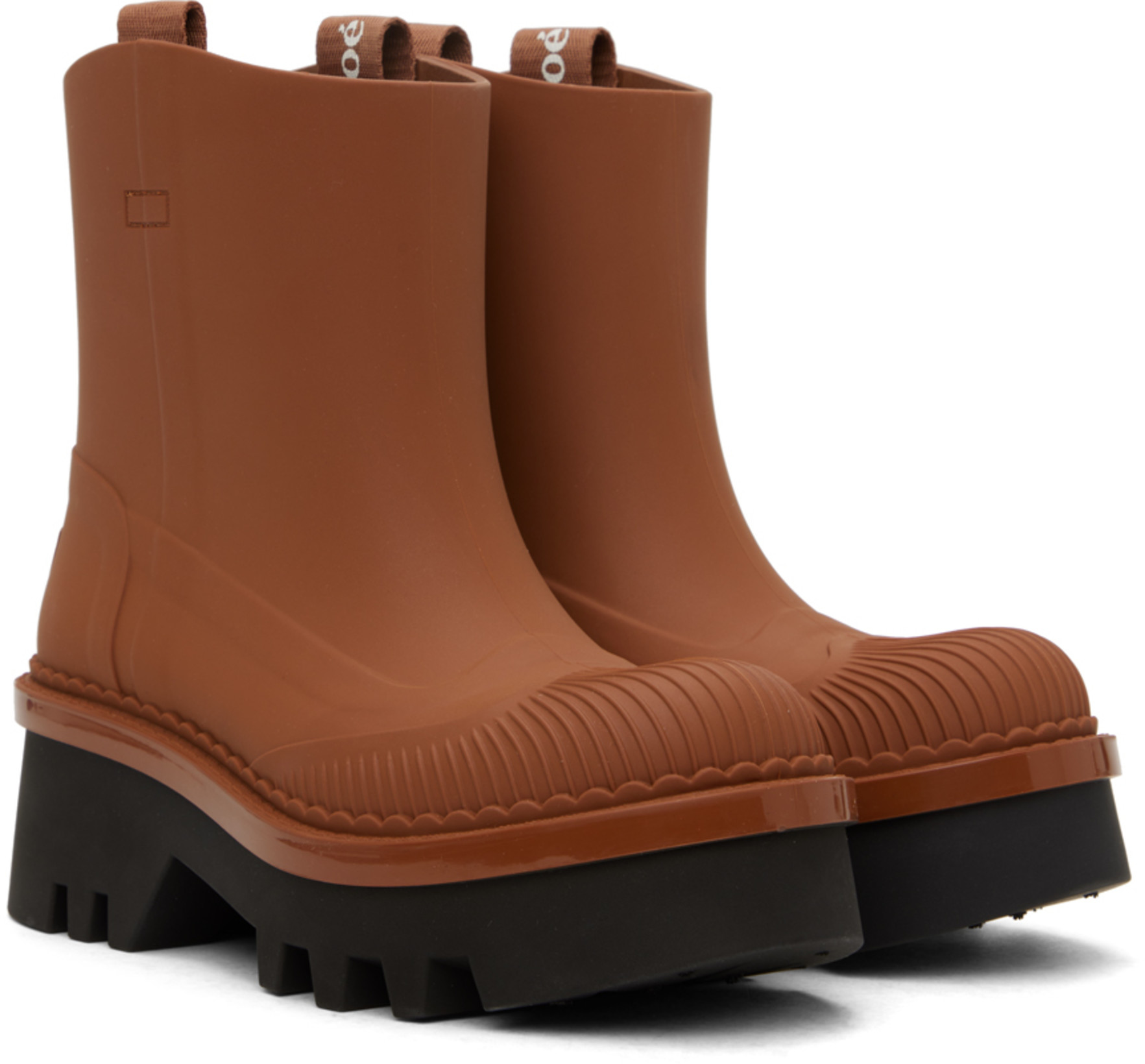 CHLOÉ Chloe' Wide Leg Denim Jeans In Black