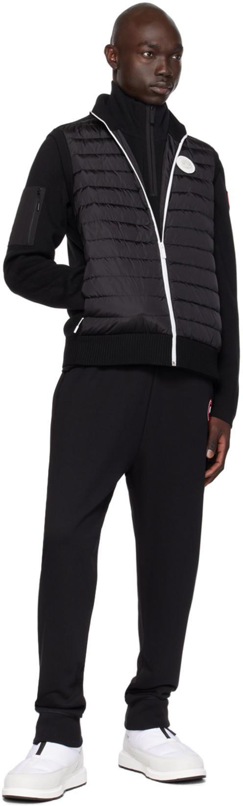 CANADA GOOSE Black Cotton Sweatpants