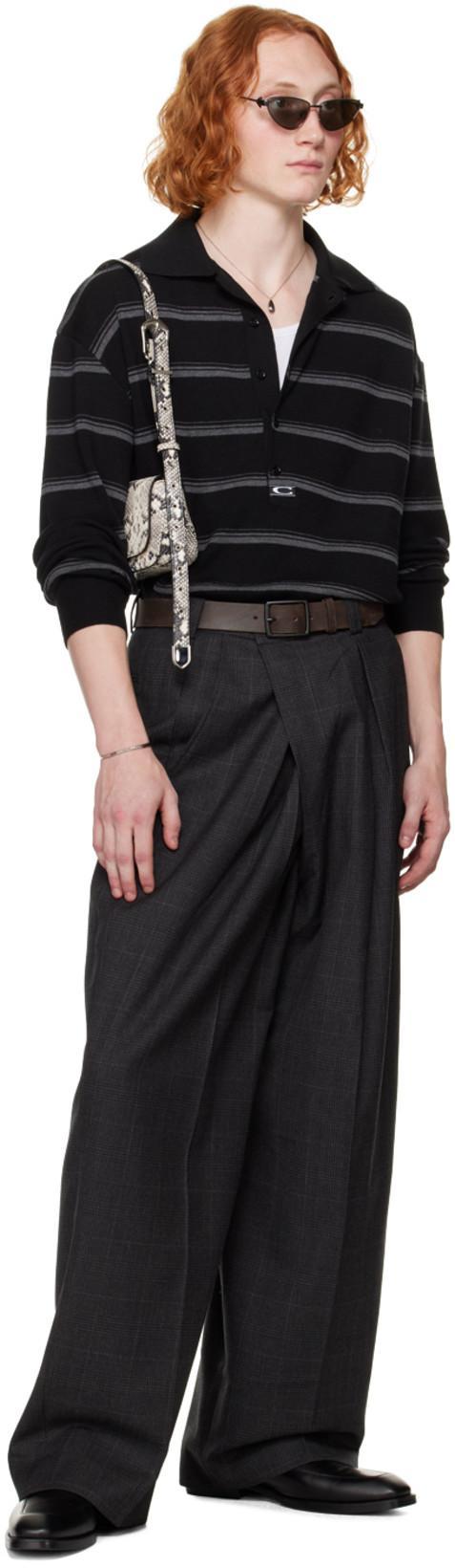 THE LETTERS White Striped Tank Top