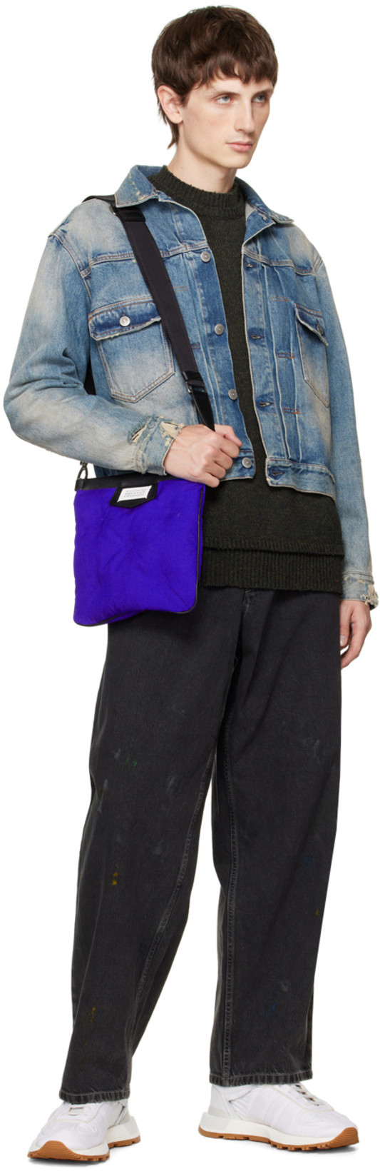 MAISON MARGIELA White Leather Sneakers