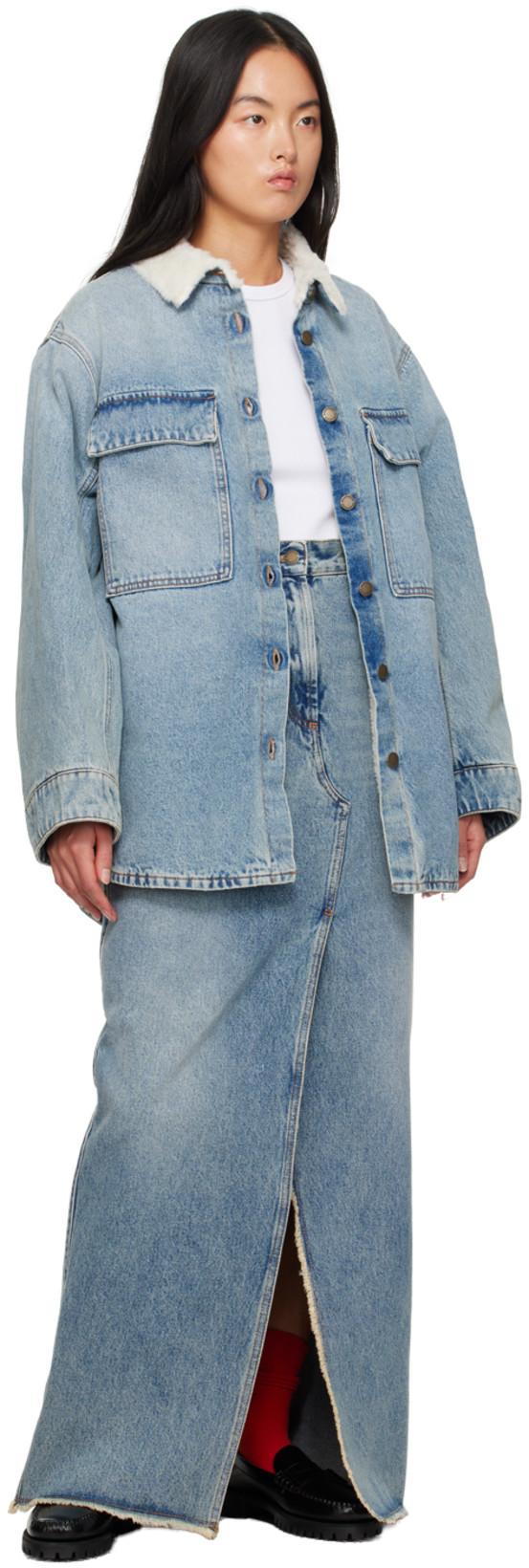 SEBAGO Black Leather Moccasin