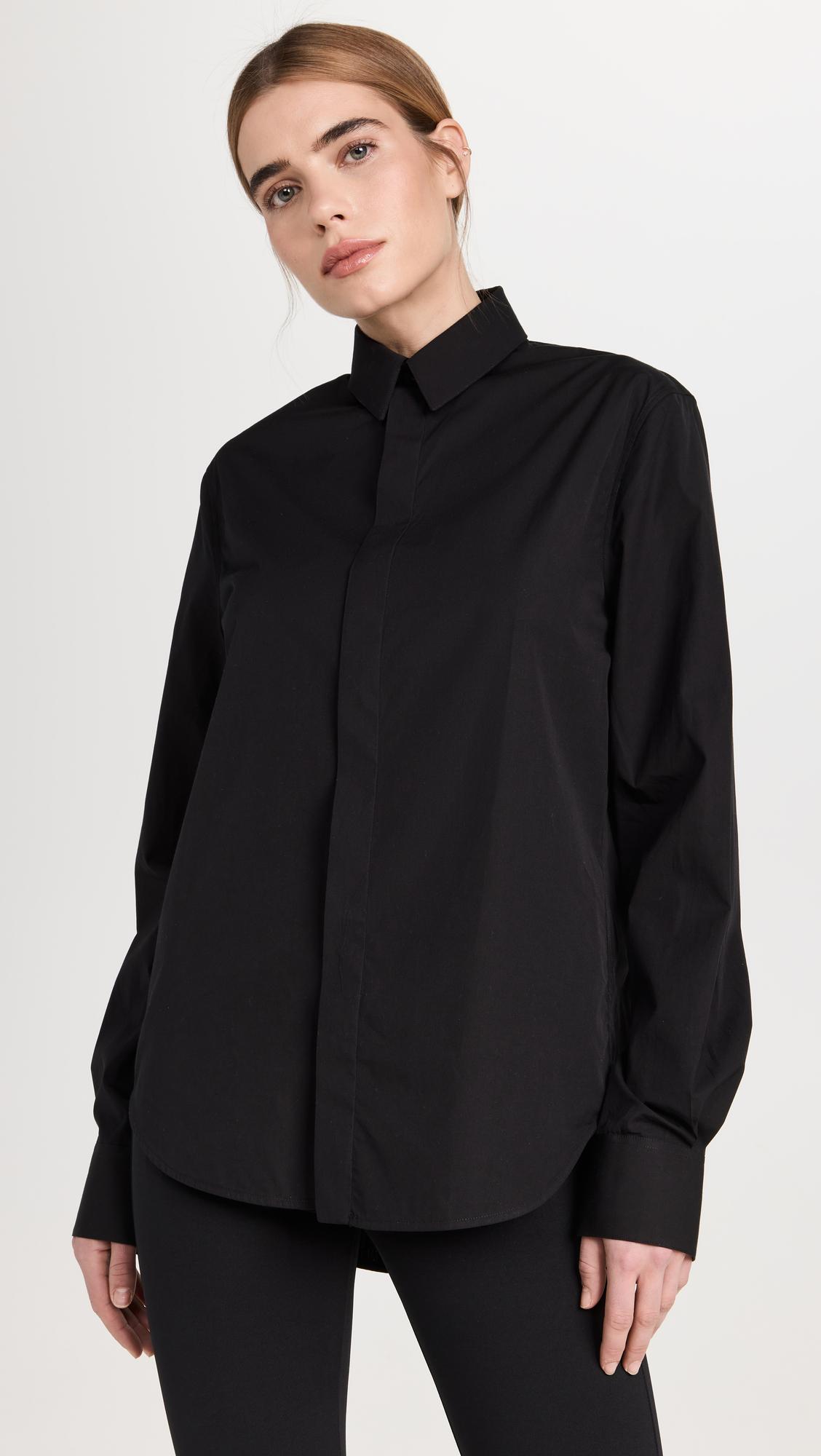 ULLA JOHNSON Hera Blouse In Celestine In Tigris Rigid Wash