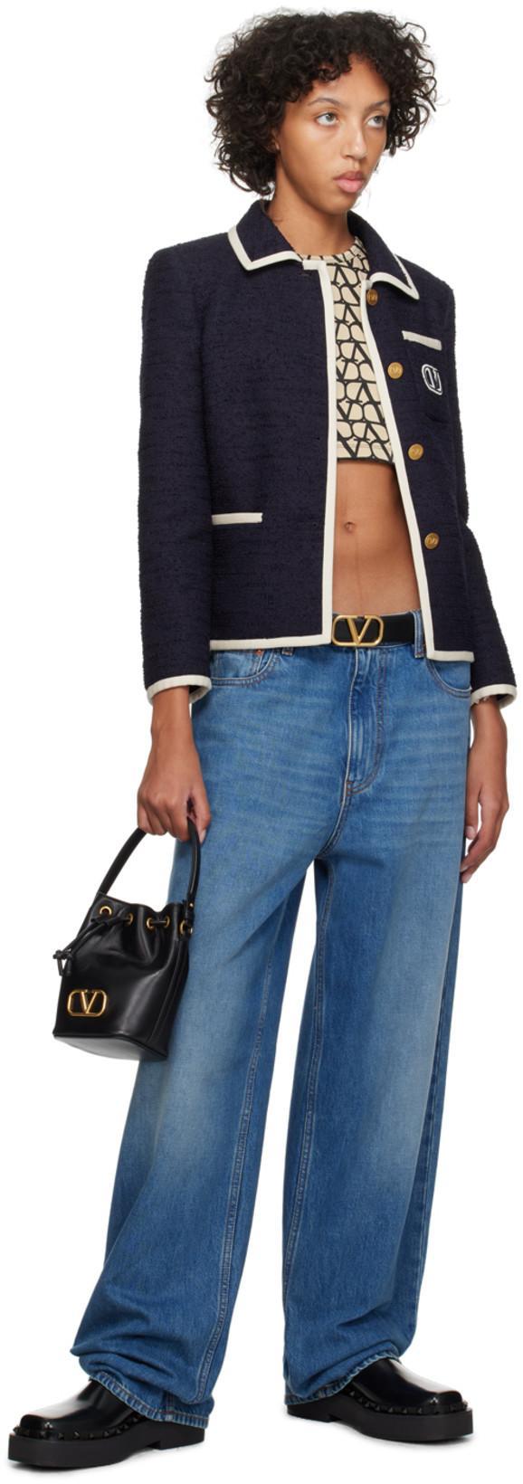 VALENTINO GARAVANI 50mm Rockstud M-way Leather Ankle Boots In Black