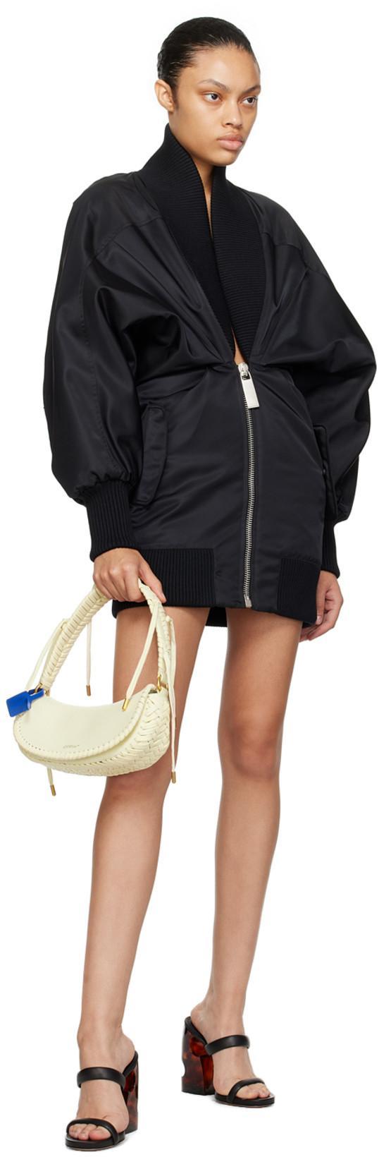 OFF-WHITE Off White Puff Dress In Black