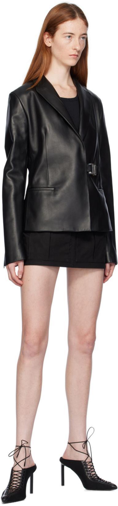 GIVENCHY Black Wrap Around Mules In 001-black