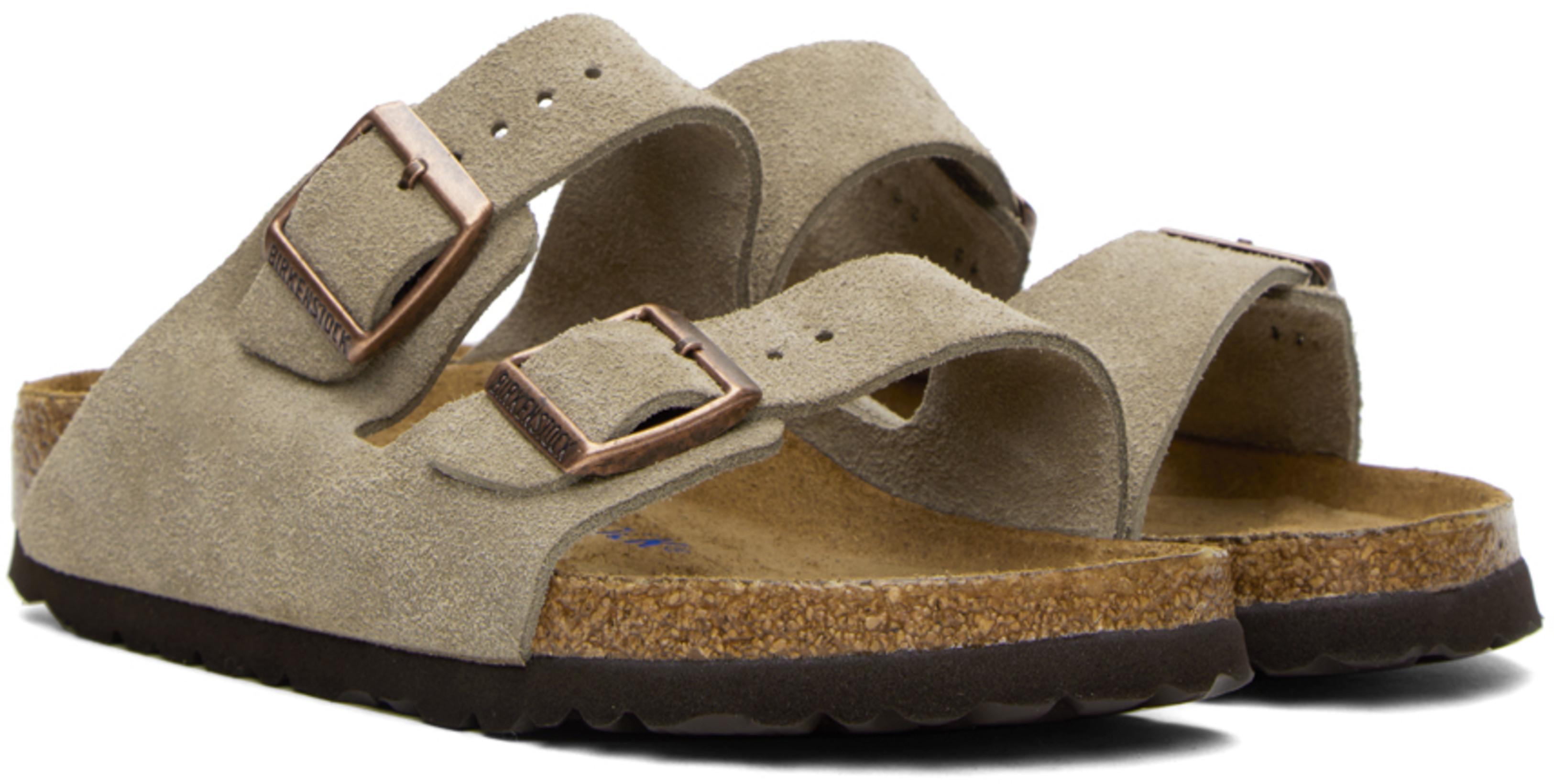 BIRKENSTOCK Arizona Bf In Nubuck Color Taupe In Brown