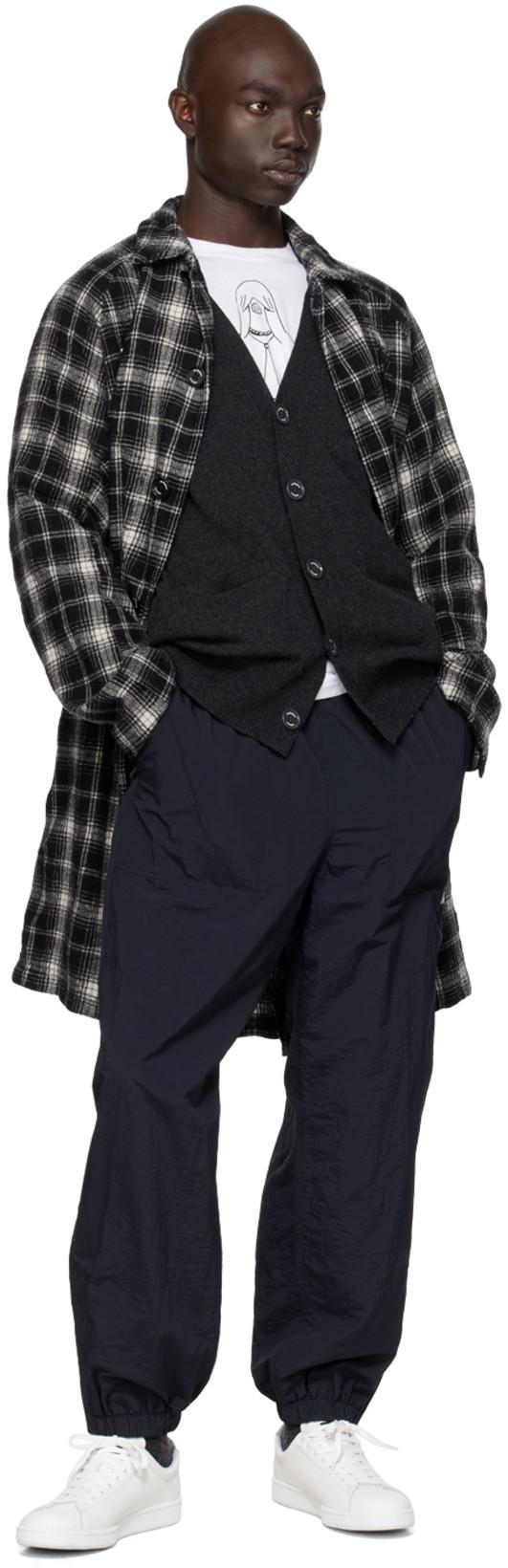 THE SHEPHERD UNDERCOVER Black Drawstring Sweatpants