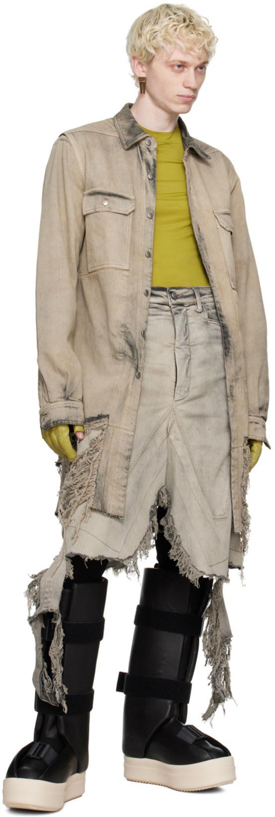 RICK OWENS Long Boots With Thick Soles In Black