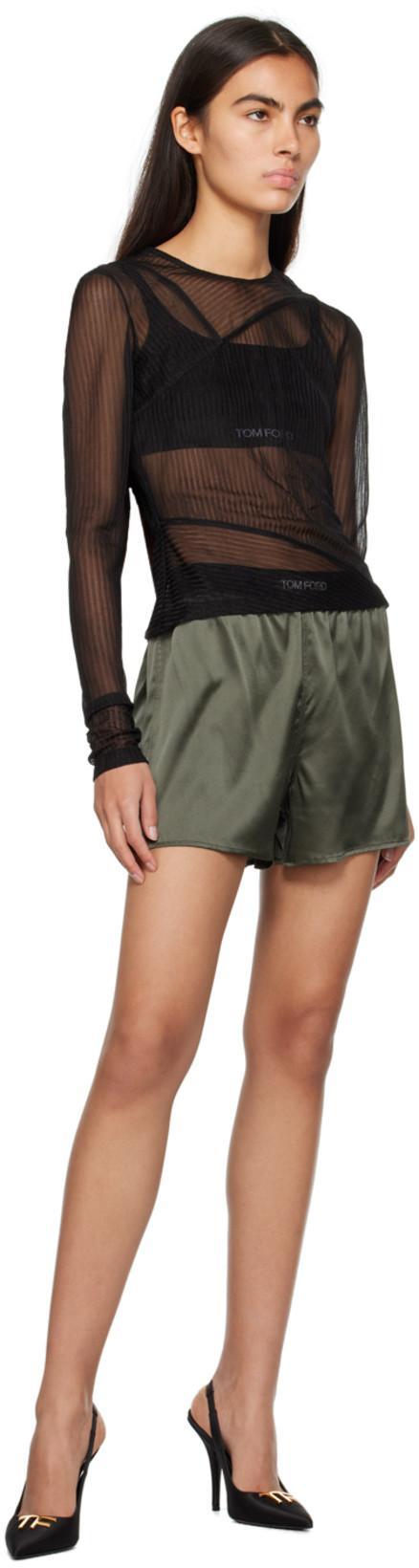 TOM FORD Velvet Top In Black