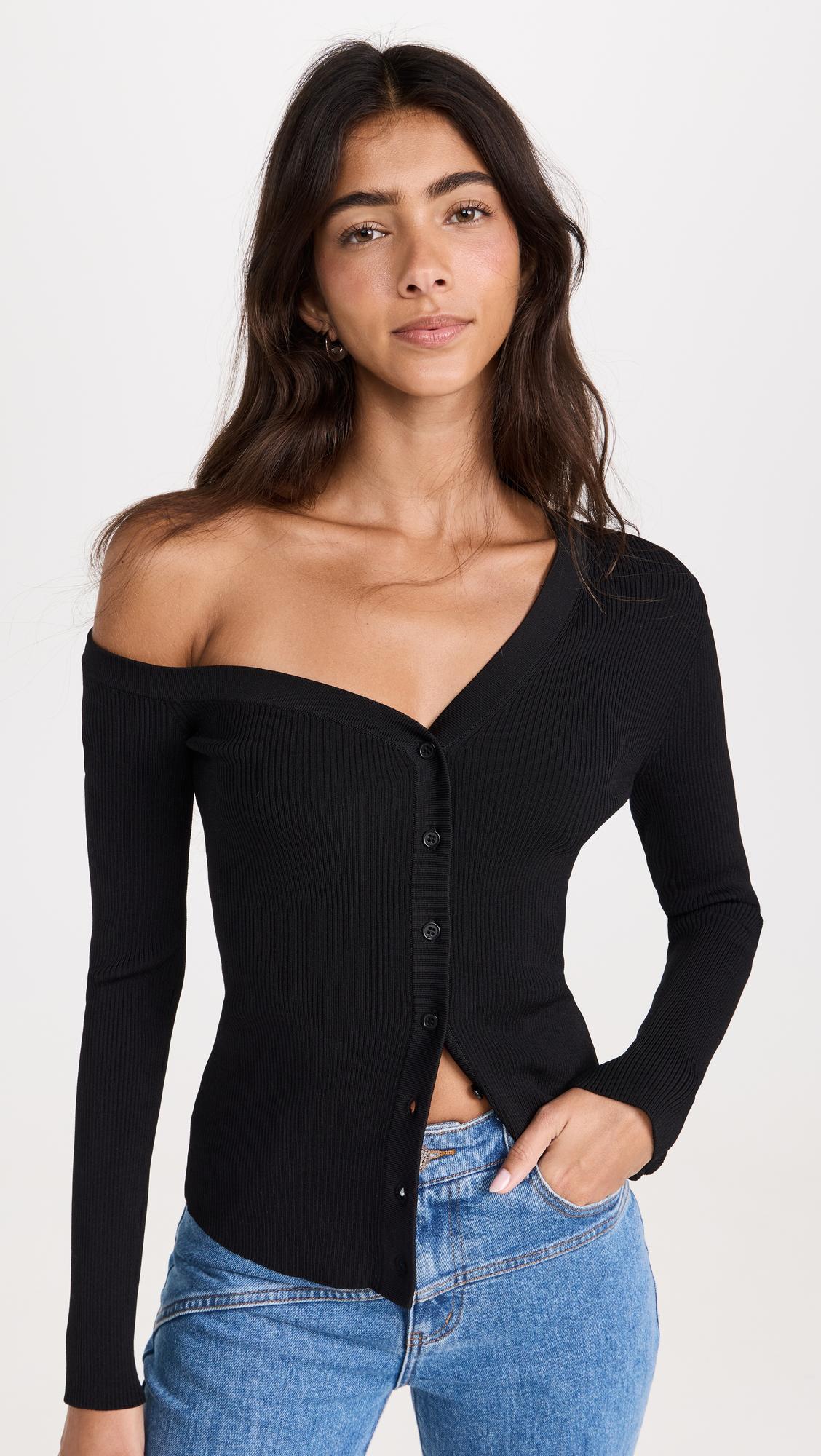 CULT GAIA Lina Pointed Toe Mule In Black