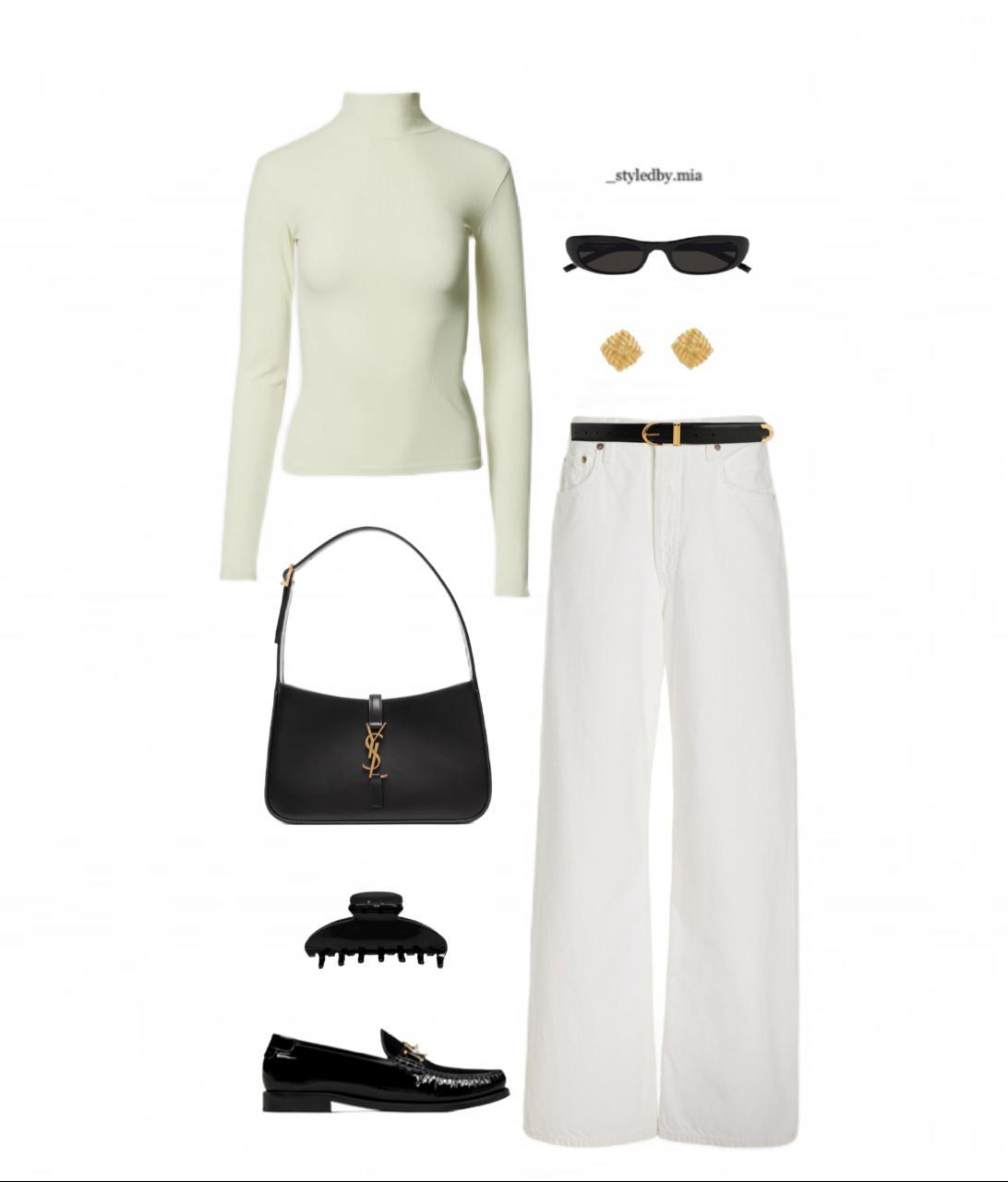 AGOLDE Low-slung Baggy Jeans In White