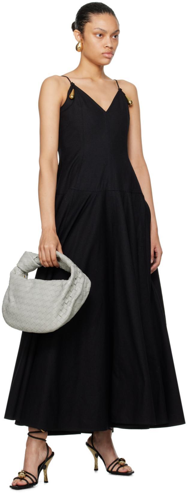 BOTTEGA VENETA Gray Teen Jodie Shoulder Bag In 1556 Agate Grey Gold