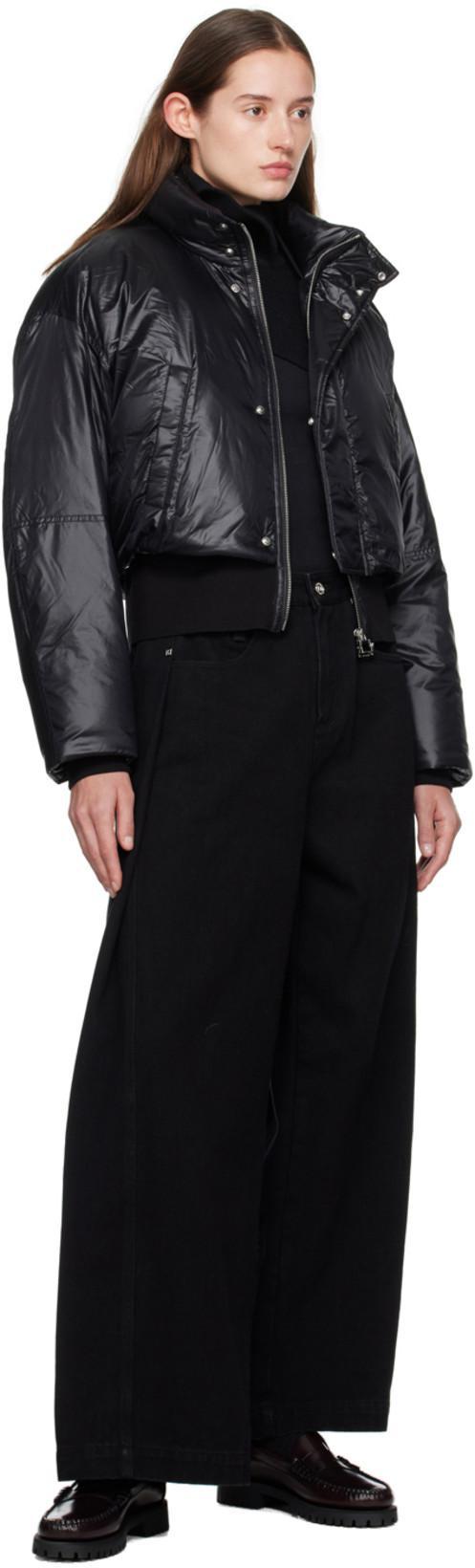 SEBAGO Black Leather Loafers In Nero Nero