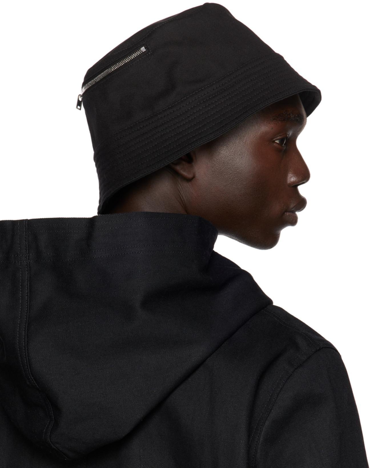 RICK OWENS DRKSHDW 'fishtail' Black Parka With Drawstring Hood And Hem