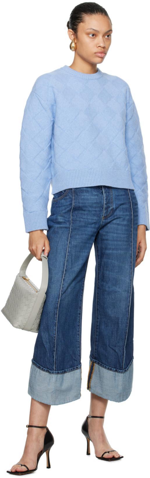 BOTTEGA VENETA Gray Mini Wallace Shoulder Bag In 1556 Agate Grey Gold