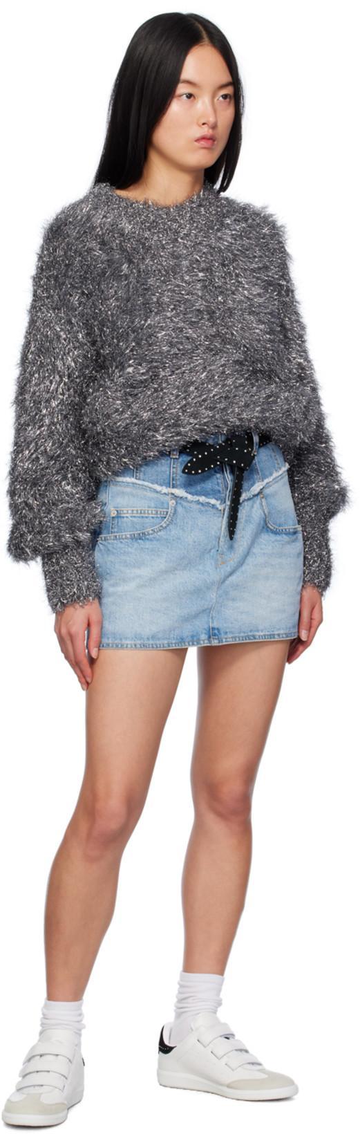 ISABEL MARANT Beth Crystal-detailed Perforated Suede-trimmed Leather Sneakers In Metallic Pink