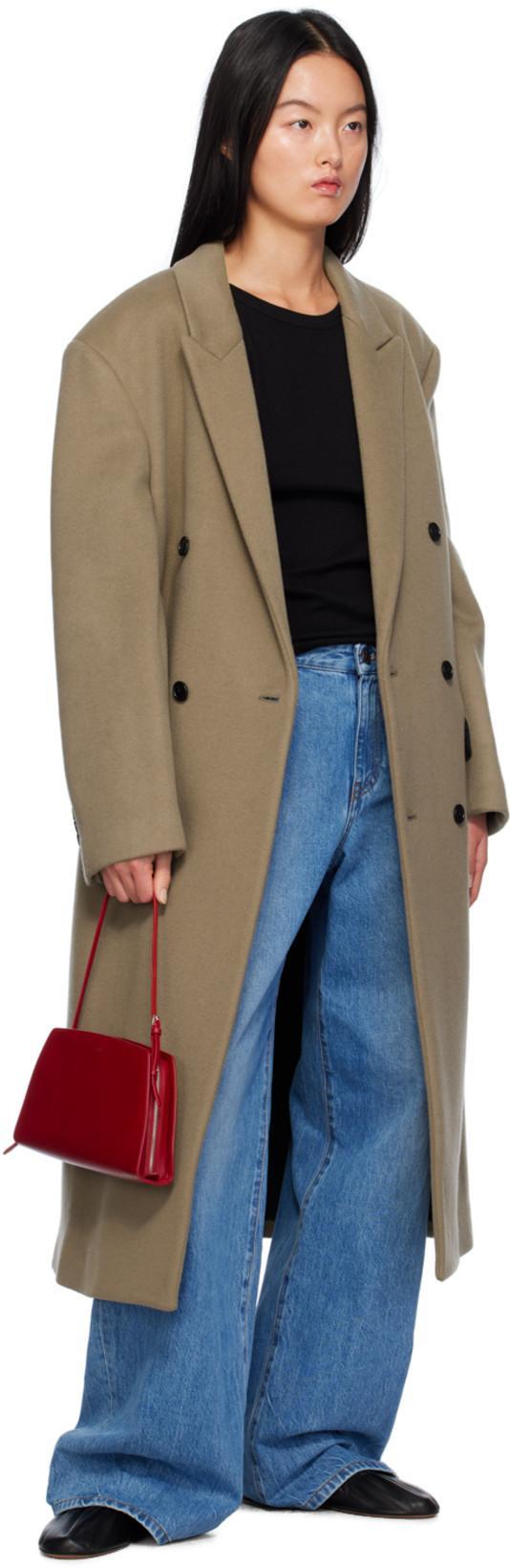 THE ROW Glove Calfskin Ballerina Flats In Black