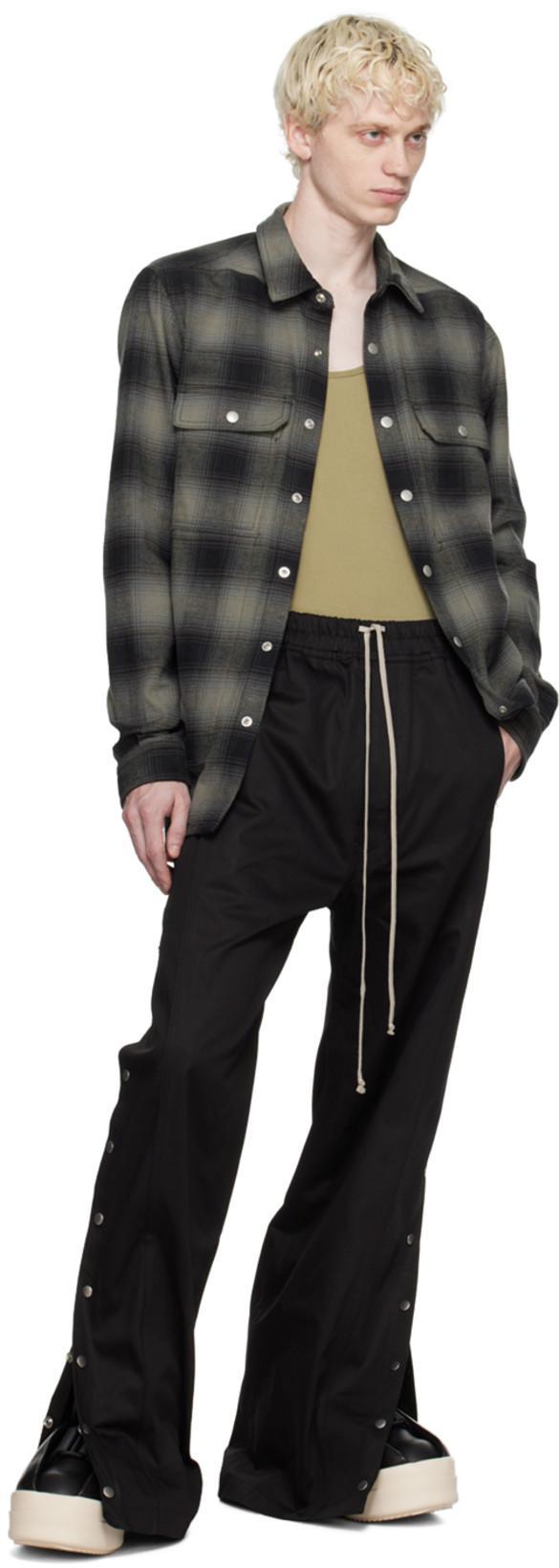 RICK OWENS Buckled Leather Ankle Boots In Black