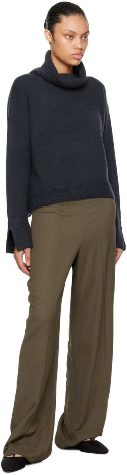 TOTÊME Toteme Woman Ballet Flats Black Size 5 Textile Fibers