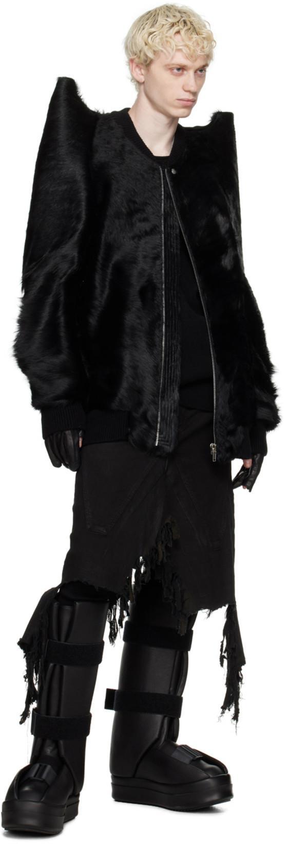 RICK OWENS Black Splint Boots In 99 All Black