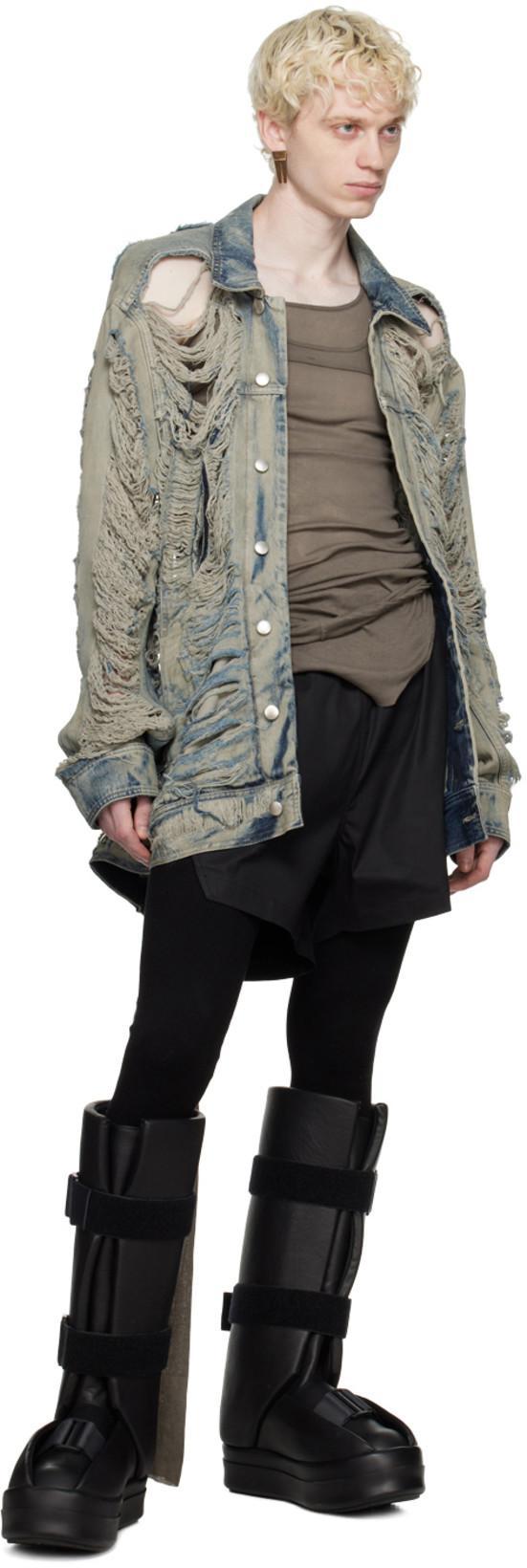 RICK OWENS Black Splint Boots In 99 All Black