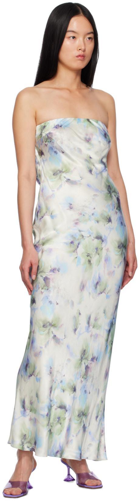 AMINA MUADDI Purple Lupita Glass Slipper Heeled Sandals In Violet