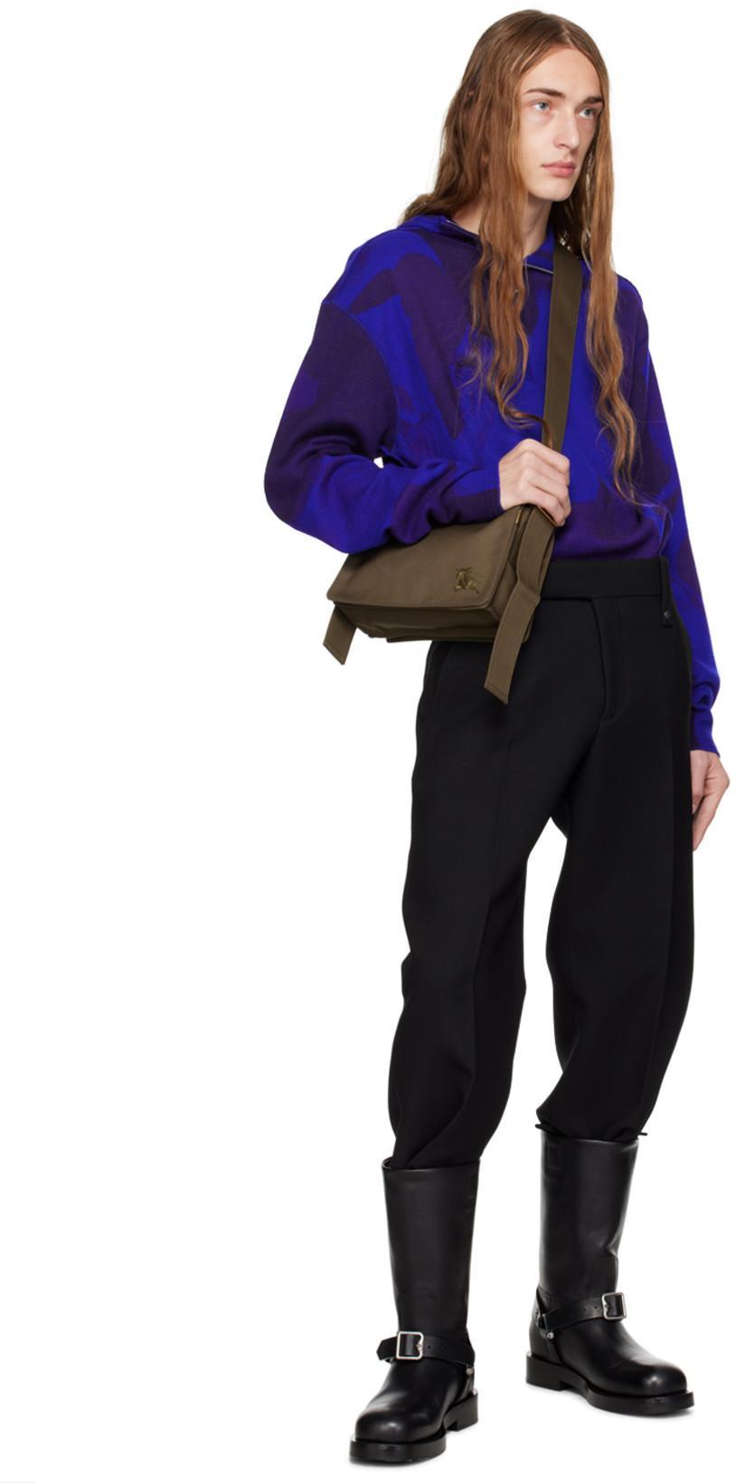 BURBERRY Trench Crossbody Bag In Olive